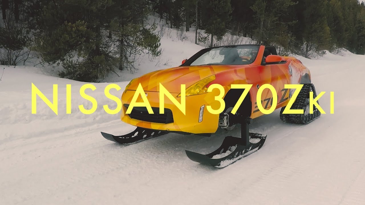 Nissan Modified a 370Z Roadster into a Snowmobile | Nissan 370zki the listener cast