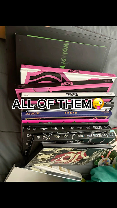 ALL THE SKZ ALBUMS I OWN😭💔 #kpop #album #skz #straykids #jyp #kpophaul #kpopalbums