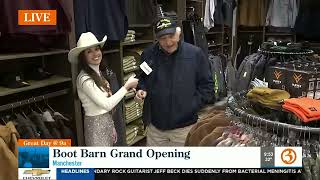 Boot Barn has its grand opening, plus what's ahead on Great Day CT Thursday afternoon