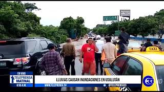 #Teleprensa33 | Lluvias provocan inundaciones en Usulután