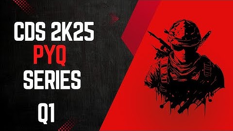 Q1 CDS II 2025 Set A Solution Maths Paper. Cds 2 2025 maths Ka solution