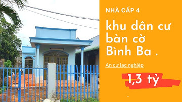 ( đã bán ) An cư lạc nghiệp ở Châu Đức với căn nhà cấp 4 gần uỷ ban xã Bình Ba Châu Đức BRVT