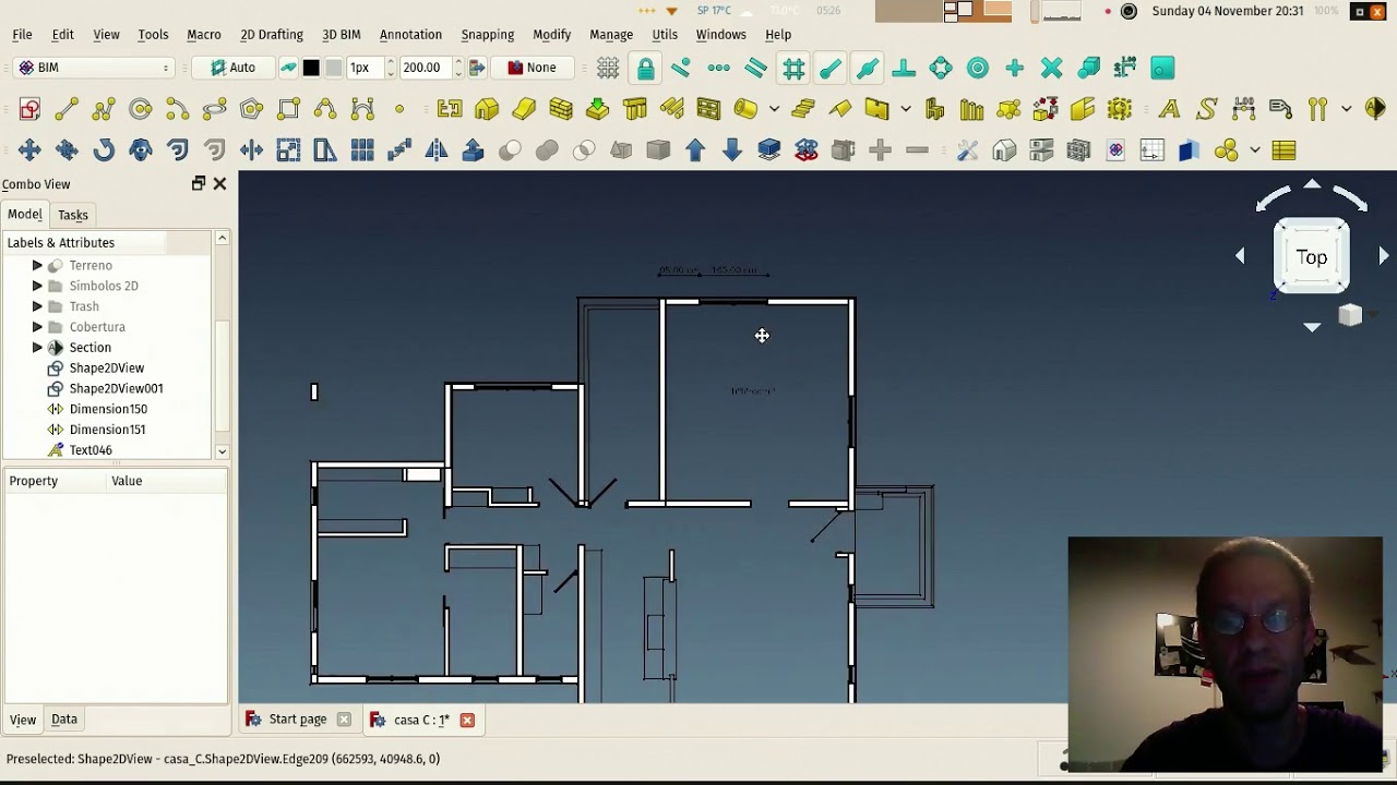 Freecad Floor Plan