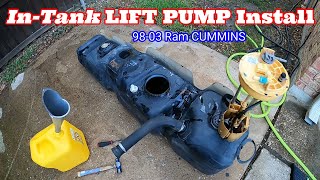 InTank Lift Pump Install | '03 Ram 2500 CUMMINS