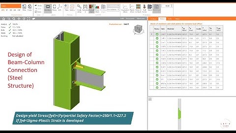 Design of Beam and Column connection | ETABS & IDEA STATICA |