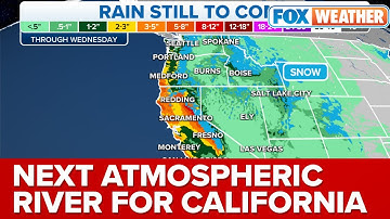 Another Major Atmospheric River Storm To Slam California With Dangerous Flooding