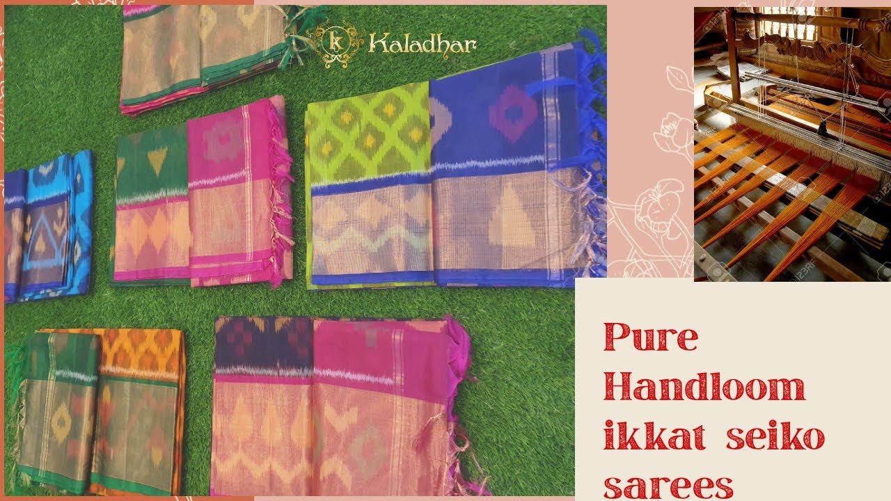 handloom ikkat sarees
