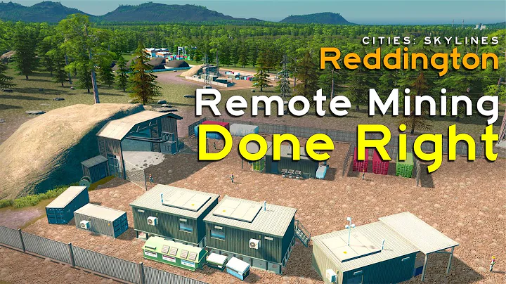 Mountain Mining Like It's 1899 in Cities: Skylines...