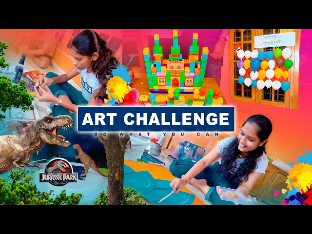 കലാകാരന്മാർ 🤣 Art challenge ✂️ Chattambees class=