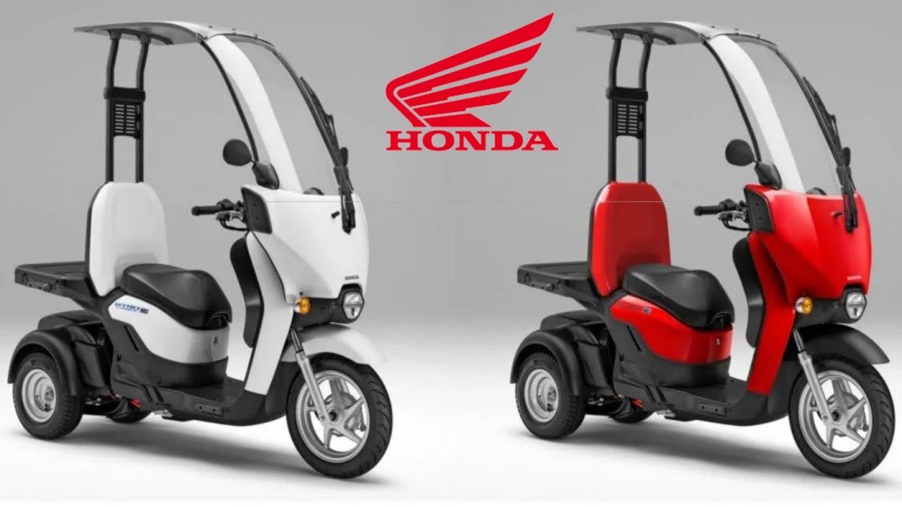 HAVE SEEN THE 👌 NEW HONDA 3WHEEL ELECTRIC SCOOTER WITH ROOF AT CHEAP - 3 WHEEL🔥 - YouTube