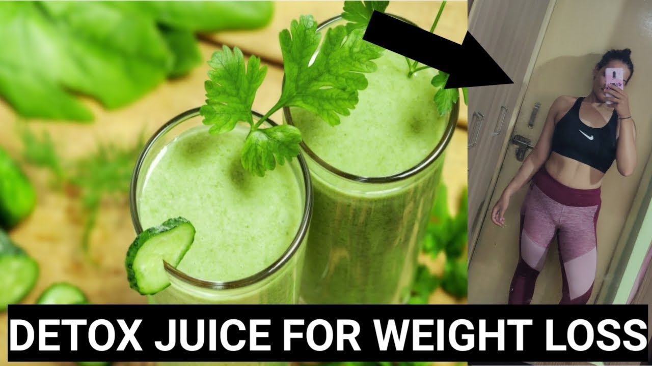 Lose 2 kgs/ 4 lbs in just 1 day Detox Juice for weight loss