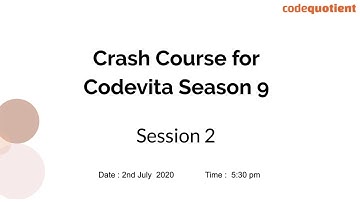 TCS CodeVita | Season 9 | Crash Course - 2 | Best For TCS Codevita Preparation