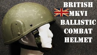 Helmets Of The World British Mark 6 Ballistic Nylon Combat Helmet