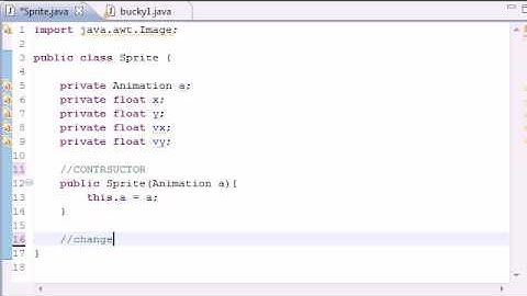 Java Game Development - 23 -  Introduction to Sprites