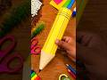 Paper sheet pencil easy craft ideas for kids #shorts #diy #craft #viralshort #kids #trending #art