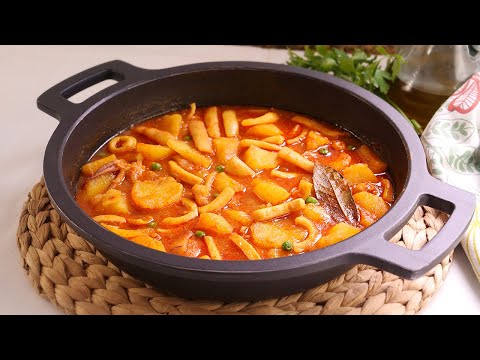 Patatas con Calamares