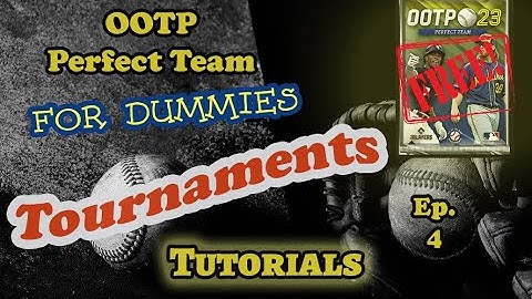 OOTP 23 Perfect Team For Dummies - Ep. 4 - Tutorial Series - Playing in tournaments for free packs!