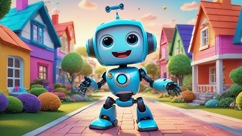 Ricky Robot Counts Shapes | Fun Counting Song for Kids | Educational Nursery Rhyme for Toddlers