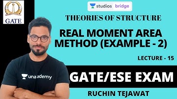 L15: Moment Area Method Example -2 | Theory of Structure for GATE/ESE 2020 | Ruchin Tejawat
