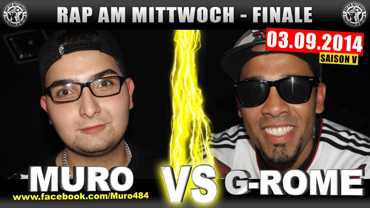 RAP AM MITTWOCH: Muro vs G-Rome 03.09.14 BattleMania Finale
