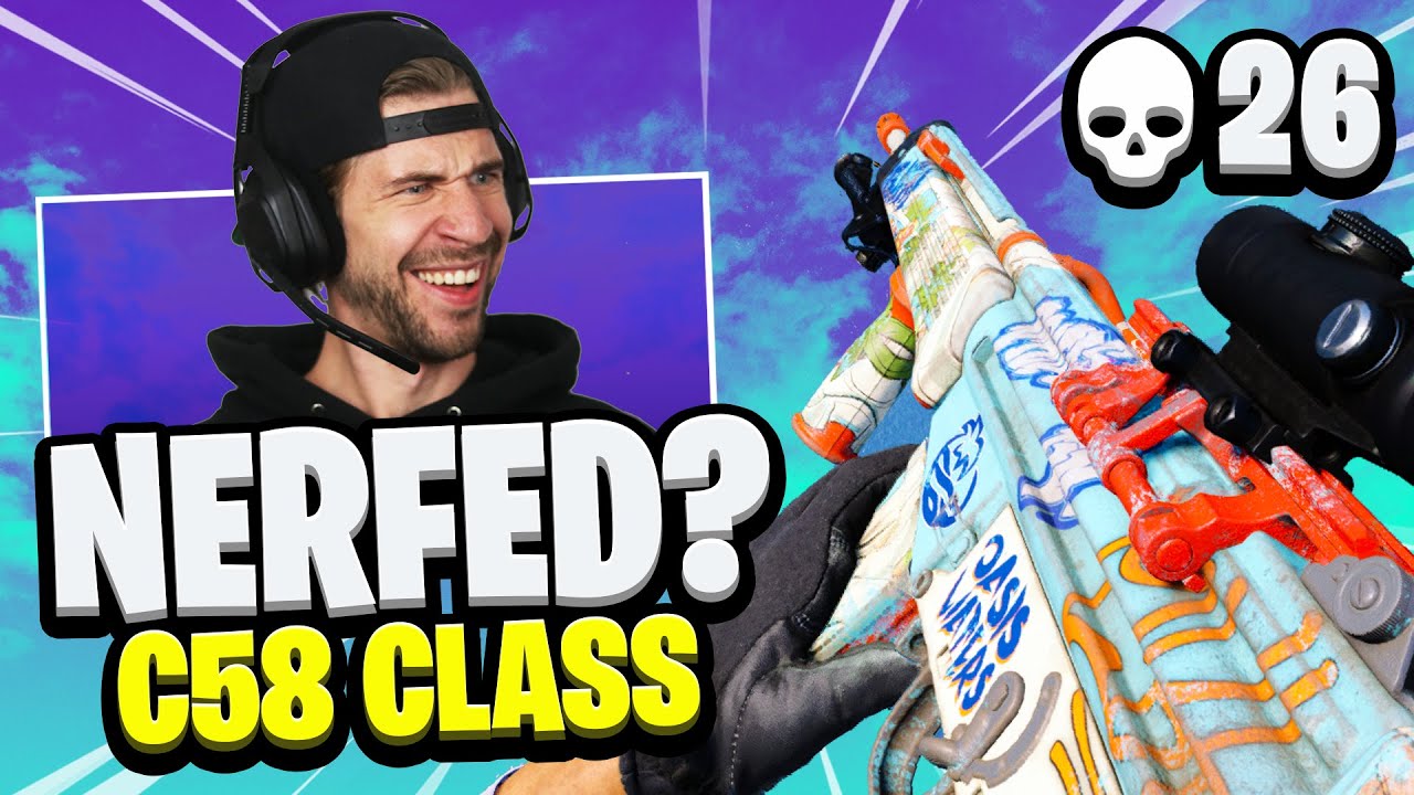 BEST C58 CLASS SETUP in WARZONE! - YouTube
