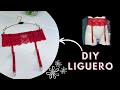 DIY Liguero encaje //+medidas #025