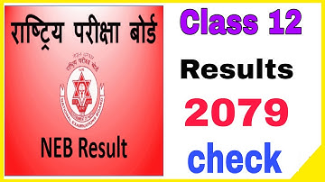 NEB Class 12 Result 2079: How to Check +2 Result