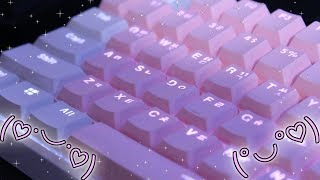 CUTE PASTEL KOREAN KEYBOARD! - ABKO Hacker K3000 PBT UNBOXING! screenshot 4