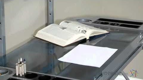 Studio Designs Glass Top Futura Tower Drafting Station - Product Review Video