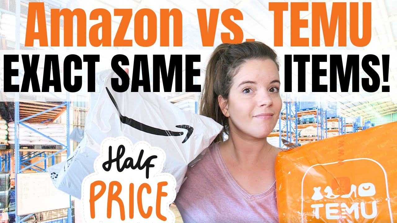 SAME EXACT ITEMS 1 2 THE PRICE PROOF TEMU VS AMAZON LET ME PROVE SAME EXACT ITEMS 1 2 THE PRICE PROOF TEMU VS AMAZON LET ME PROVE