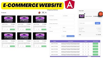 Angular Responsive E-Commerce Shopping Cart App using Material UI|JSON-SERVER| Reactiveforms#angular