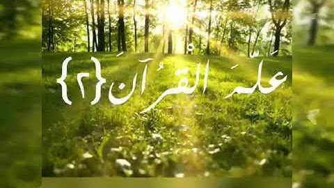 مقطع قصير من سورة الرحمن.🍀