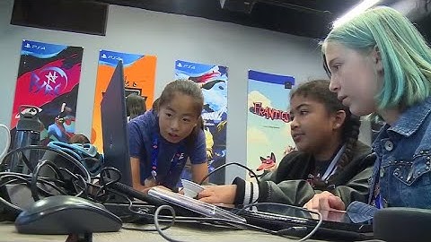 Girl gamers learn tech skills at summer camp