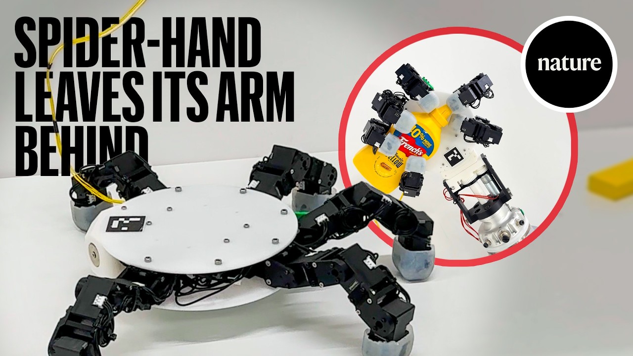 Thing-like robot hand crawls and picks up objects