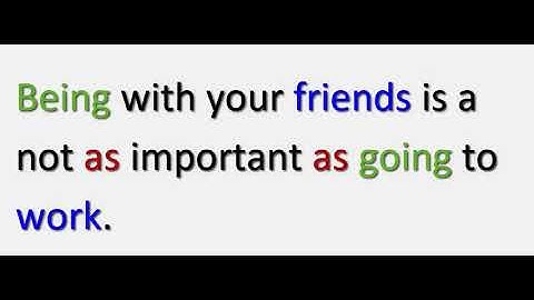 Parallel Structure - Part III - Comparisons and Lists