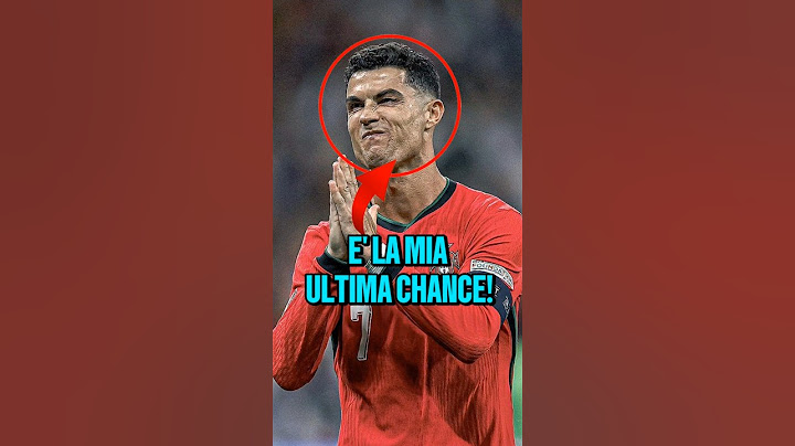 Ronaldo ha perso la finale contro la Spagna ancora prima di giocarla😢💔