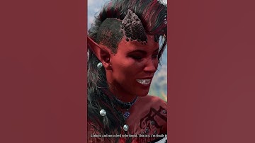 Karlach talks to herself, planning to survive and live #baldursgate3 #bg3 #shorts #karlach