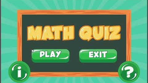 Adobe Animate - Math Game