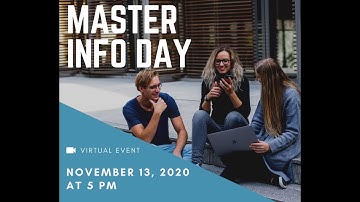 Master Info Day at DISI: degree programmes presentation