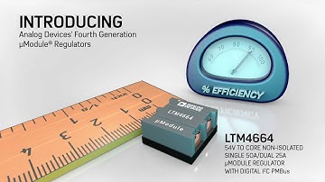 LTM4664: 54VIN, High Efficiency Dual 25A or Single 50A µModule Regulator with Digital Power System M