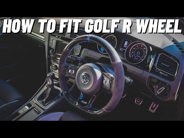 How To Install A Golf R Steering wheel 