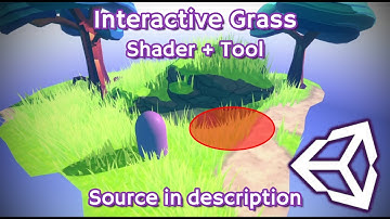 Unity | I made an Interactive Grass Shader + Tool