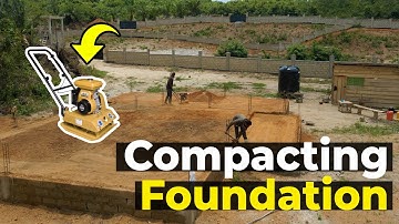 Compacting Laterite for a Strong Foundation in Asebu