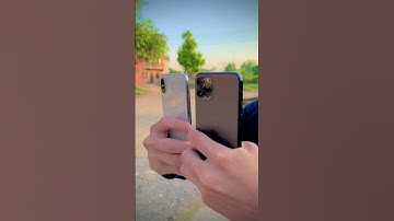 iPhone 11 Pro Vs IPhone X comparison🔥🙃📸🖤Camera Test🎥📲✅#cameraman #informativevideo