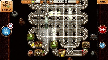 Rail Maze 2 Hard Gameplay - Train Puzzle Game - Android Gameplay #2114