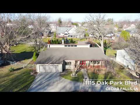 1115 Oak Park Blvd, Cedar Falls, IA home video tour