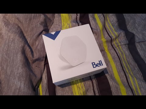 Bell Wifi signal extender unboxing