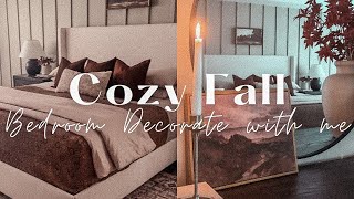 2023 FALL DECORATE WITH ME | Cozy & Moody Bedroom | Fall 2023