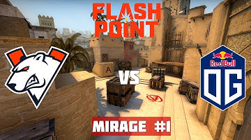 ГРАНД-ФИНАЛ. VIRTUS.PRO vs OG. MAP-1 MIRAGE. BO3. FLASHPOINT SEASON 2