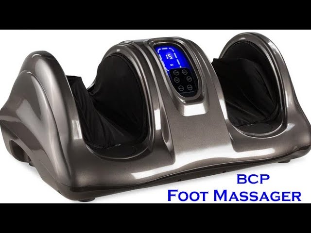 Best Choice Products Foot Massager Machine Therapeutic Reflexology Massager w/ High-Intensity Rollers - Gray